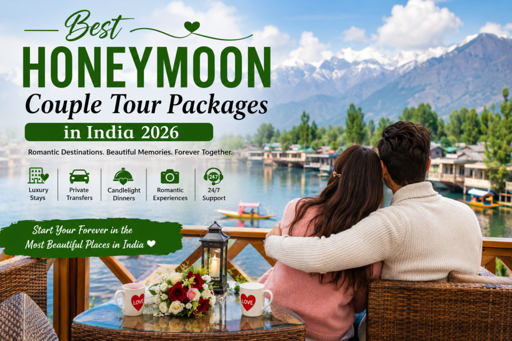 Best Honeymoon Couple Tour Packages in India 2026